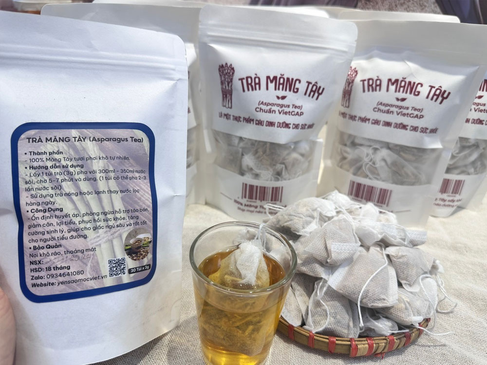 Trà măng tây Mộc Việt