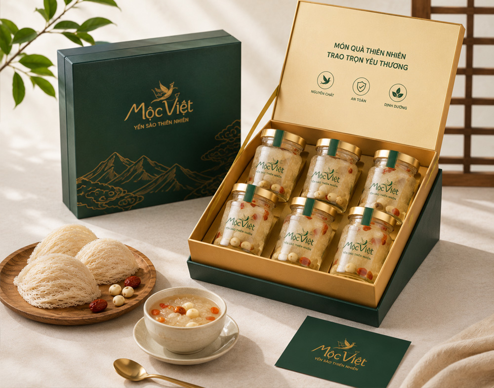 Khách hàng lựa chọn tổ yến tại Yến sào Mộc Việt