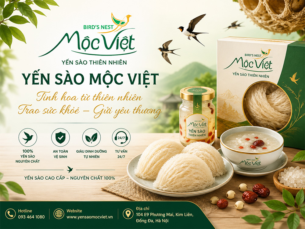 Hệ thống phân phối Yến sào Mộc Việt | Yến sào nguyên chất trên toàn quốc